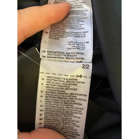 Adidas Womens UFORU X Zoe Saldana Aeroready Leggings Tights Black NEW 1X - Picture 8 of 9